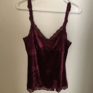 Express, Size M, Burgundy Top